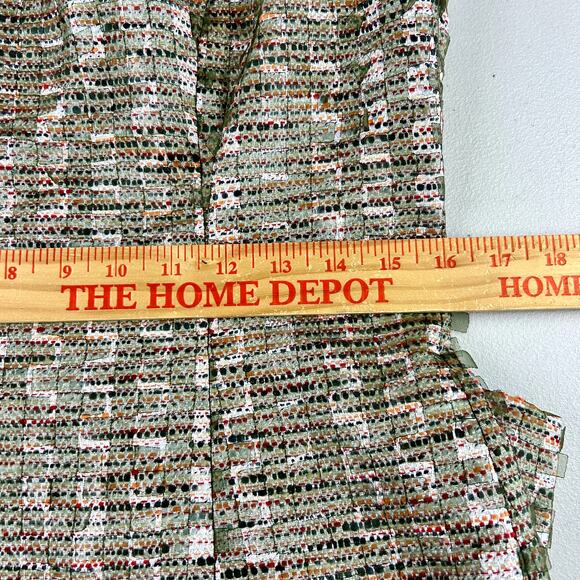 Worth New York Sheer Ribbon Zip Back Knee Length Shift Sheath 8 Dress $585 MSRP - Picture 8 of 12